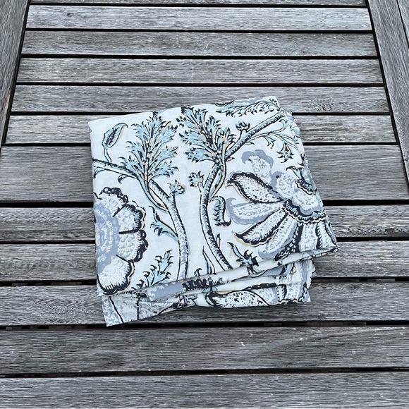 Pottery Barn Bath Pottery Barn Haylie Print Cotton Shower Curtain